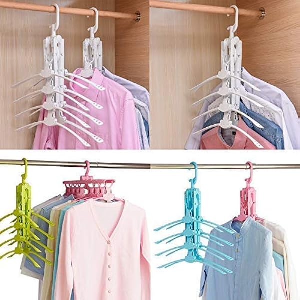 Kriya Magic Hanger,Folding Multifunctional Changeable Multi-Layer