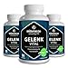 Produktbild Gelenk Vital Kapseln mit GLUCOSAMIN + CHONDROITIN + HYALURONSÄURE + MSM 3x 1 Monatskur, Qualitätsprodukt-Made-in-Germany ohne Magnesiumstearat, 30 Tage kostenlose Rücknahme! 3 Dosen