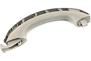 BROSS AUTO PARTS Bross Poignée de porte coulissante supérieure gauche 8200497432 pour Renault Kangoo MK2 (2008-2017) - Acier inoxydable, Aluminium (50%, 50%) - Argent - Moderne - Ergonomique