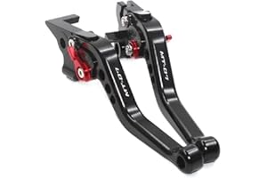 HZlailai MT07 MT 07 MT-07 2014-2024 2015 per Moto Accessori CNC Breve Freno Leva Frizione Regolabile Nero + Rosso