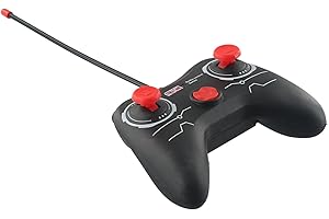 RANRAO Télécommande Universelle 27 MHz pour Modèles RC 4 Canaux, Compatible avec Voiture Télécommandée, Noir