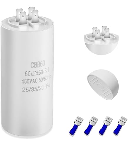Condensateur Moteur Miflex 25µF 450V – MKSP-5P – Film Polypropylène – Neuf En Boîte