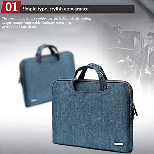 Pawaca 11 6 Zoll D  nner Laptop-H  lle-Kasten mit Handgriff  Nylon Sto  fest Sch  tzender Aktenkoffer Beutel Laptop Tasche und Aufbewahrungsbeutel f  