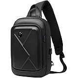 Sling Bags for Men - Arctic Hunter Crossbody Bag with USB Charing Port,Waterproof Shoulder Bag for Travelling, Cycling, Walki