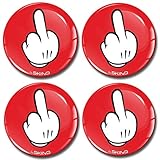 ✔ LIEFERUMFANG: 4 Stück gewölbte, flexible Radmittenaufkleber. Perfekt für Ihre Radkappen. Wir haben auch viele andere Größen in unserem Shop wie 50mm, 55mm, 60mm, 65mm, 68mm, 70mm. Bitte kaufen Sie nicht, wenn Sie die Größe Ihrer Felge Räder und Radkappen nicht wissen!