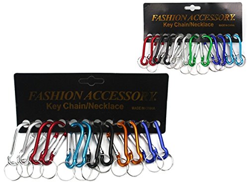 Partynelly® 12x Karabiner Schlüsselanhänger, Mitgebsel zum Jungengeburtstag, für Entdecker, Forscher, Detektive, Polizei, Feuerwehr, Piraten uvm.