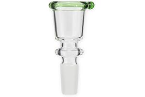 ‎BUDAWI Budawi® Glaskopf Schliff 14,5mm mit Nase grün für Chillum Stecksysteme Glasbong