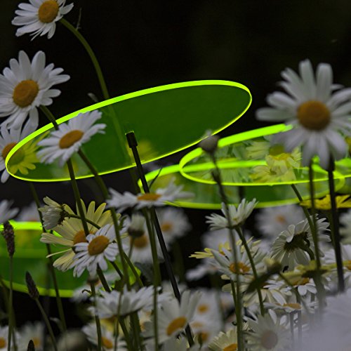 SUNPLAY „Sonnenfänger-Scheiben“ in GRÜN, 3 Stück je 20 cm Durchmesser im Set + 70 cm Schwingstäbe - 4