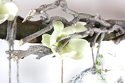 DEKO AST AUS BUCHENHOLZ von CreaTina mit REBHERZ frühlingshaft dekoriert Circa 118 cm lang ist dieser Ast perfekt als Fensterdekoration oder Raumdekoration - 3