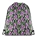Produktbild vintage cap Purple Iris Flower_6011 3D Print Drawstring Backpack Rucksack Shoulder Bags Gym Bag for Adult 16.9"x14"