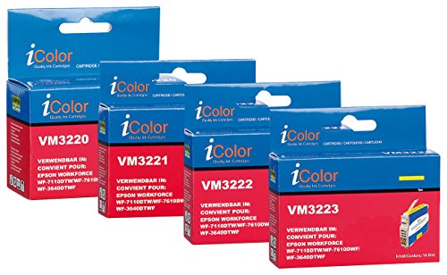 iColor ColorPack für Epson (ersetzt T2711-T2714 / 27XL), BK/C/M/Y XL