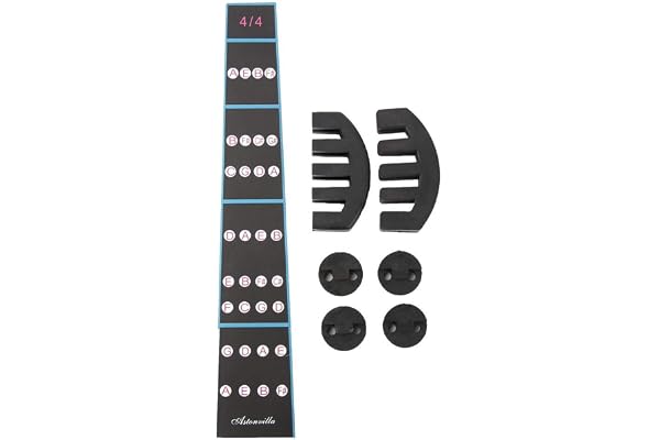 Sourdine de pratique du violon, ensemble de guide de sourdine et doigts de violon Contrôle du volume Ensemble d'accessoires pour violon muet à cinq griffes rondes