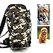Produktbild Xiaoyu Pet Carrier hundetasche Träger Bag Haustier Transporttasche Brust Backpack Reise Tragbar Puppy Atmungsaktive Durable-Beine heraus Bag Haustier Hunde Katzen Tragetasche, comouflage schwarz, XL
