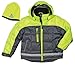 Produktbild Fristads Winterjacke Kids, Leuchtfarben, inklusive passender Mütze (98-104, gelb / grau)