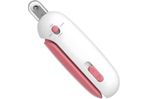 DOETYD 4-Level Adjustable Cat Nail Clippers with Safety Guard,Professional Cat Nail Clippers for Safe Grooming,Ideal for Kittens Puppies and Beginners（Pink）