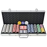 maletin de poker 500 fichas precio Dimensiones del estuche: 55,5 x 20,5 x 6,7 cm (longitud x anchura x altura)