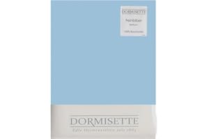 Dormisette Biber Bettlaken zum Auflegen 150x250 cm Farbe: Bleu