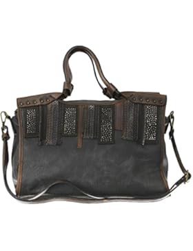 Emily&Noah Umhängetasche Damen Handtasche Bowlingtasche Tasche Glitzer