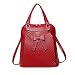 Produktbild Meaeo Meine Damen Rucksack Rucksack Multifunktionale Tasche Single Schultertasche Student Beutel Neue Hot Pack, Rot