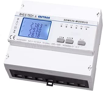 Sicherungskasten 3-Phasen Wechselstromzähler Stromzähler 32A S0 Für Hutschiene Analog MID 2020 Geeicht Neu Shelly Wall Display Xl