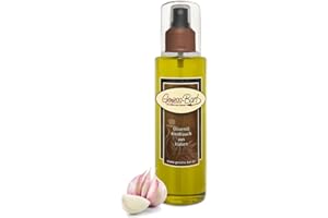 ‎GENIESS-BAR! Sprühöl Knoblauch Olivenöl aus Italien 0,26L Sprühflasche sehr aromatisch kaltgepresst Pumpspray