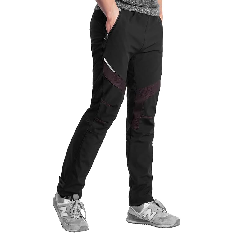 ROCKBROS Winter Fietsjack/Fietsbroek voor Heren, Winddicht, Warm Wandeljack, Vrijetijdsbroek voor Hardlopen, Wandelen, Fietsen, Joggen, Outdoor, Broek, XXL