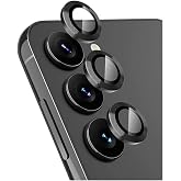 Lavderuar G&ouml;r&uuml;nt&uuml; Kalitesi Bozmayan Kamera Lens Koruyucu Safir (Sapphire) (Siyah, S25)