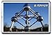 Produktbild 087 ATOMIUM IN BRUSSELS KÜHLSCHRANKMAGNET BELGIUM LANDMARKS, BELGIUM ATTRACTIONS REFRIGERATOR MAGNET