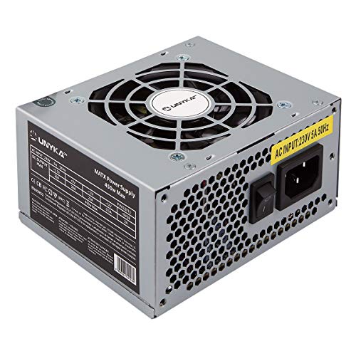 UNYKAch SFX 450W Unidad de - Fuente de alimentación (450 W, 230 V, 50/60 Hz, 20 A, 23 A, 20 A)