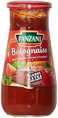 Panzani Sauce Bolognaise 500 g - Lot de 6