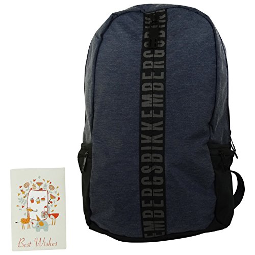 Price comparison product image Bikkembergs Zip Backpack Daypack Travel Bag Freetime Blue