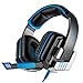 Produktbild Desxz KOTION EACH G8000 Stereo Gaming Headset PC mit Mic, Over-Ear-Kopfhörer mit Lautstärkeregler Schwarz/Blau