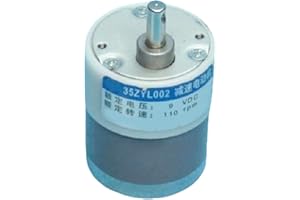 Pilang zxxin-Motore Elettrico 3. 5ZYC-01 35ZYL002 530 Motore orientabile, 9V 110RPM, Motore da banco valuta Robusto e Durevole (Speed(RPM) : Shaft with Hole)