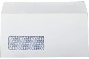 Q-Connect DL Envelopes Window Self Seal 100gsm White (Pack of 1000)