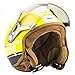Produktbild SOXON SP-325-PLUS Yellow · Pilot Vintage Roller-Helm Retro Biker Chopper Motorrad-Helm Jet-Helm Bobber Helmet Vespa-Helm Mofa Cruiser Scooter-Helm · ECE zertifiziert · inkl. Sonnenvisier · inkl. Stofftragetasche · Gelb · XL (61-62cm)