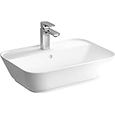 VitrA Geo 7426B003-0001 Dikd&ouml;rtgen &Ccedil;anak Lavabo, 60 cm, Beyaz