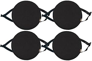 UYEOCO Cojín redondo para silla Cojín redondo para asiento, 1/2/4pcs Cojín redondo para taburete alto Cojín redondo antideslizante para silla con correas elásticas Hebillas ( Color : 3# , Size : 4PS_30CM/11.