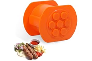 ANICY Cevapcici Presse - Cevapcici Maschine, 7 Löchern Hot Dog Maker, Manual Cevapcici Maker für Hausgemachte Würste