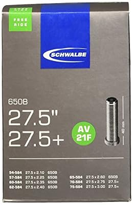 Schwalbe 21FVS Chambre à air 27,5 x 2,10 (54-584 à 75-584) - Mention aléatoire