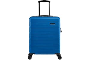 Cabin Max Walizka kabinowa 55x40x20 cm - wytrzymała, lekka, bagaż podręczny, 8 kółek, zamek - odpowiednia dla Ryanair, WizzAir, Easyjet i nie tylko (40L - 55 x 40 x 20 walizka na kółkach)