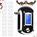 Produktbild OMORC professioneller Alkoholtester akkurater Atemalkoholmessgerät Alkohol Analyzer Digital mit Halbleiter Sensorik LCD-Display Alkohol Tester mit 20 Mundstücke