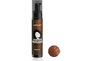 MIFELOY 100ML Dunkelbraun Haarfärbespray für Spitzenperücken, Lace Tint Melting Haar Mousse für Perücken, Spitzenschmelzspray Haftspray Concealer Schnell trocknender für Toupets Haarteile Damenhaarperücken