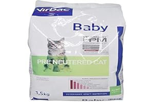 Virbac Veterinary HPM Vet Cat Baby Pre Neutered Karma dla kotów 1,5 kg