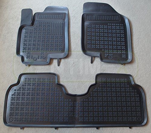 Preisvergleich Produktbild ZentimeX 4050319124344 Gummi-Fussmatten Schwarz