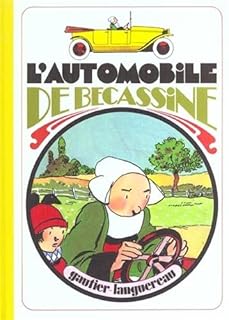 jaquette livre L'Automobile de Bécassine