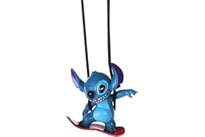 kids Car Rearview Mirror Pendant - APDDHJ kids Swing Car Rearview Mirror Cartoon Decor Skateboard kids Car Accessories Rearview Mirror Decoration Car Charm Birthday gift