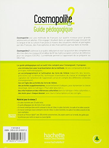 Cosmopolite 2: Méthode de français / Guide pédagogique