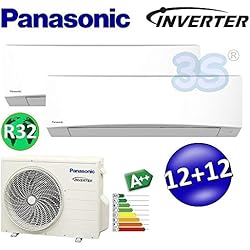 CLIMATISEUR PANASONIC TZ Inverter R32 MULTI Bi-split A++ 3,5+3,5 kw 30+30m²
