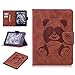 Produktbild Thrion PU-Leder Hülle, Ultra Dünn Schüchtern Panda Cover Automatisch Aufwachen/Schlaf Funktion Smart Case und Einstellbarem Blickwinkel Funktion Schutzhülle für Amazon Kindle Voyage - Braun