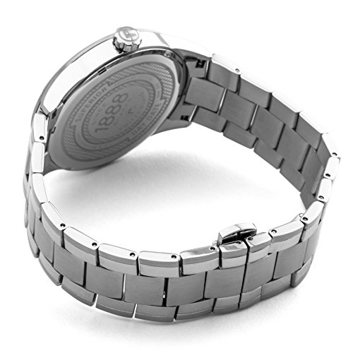 Roamer Men's Quartz Watch with Grey Dial Analogue Display and Silver Stainless Steel Bracelet 508293 41 05 50
